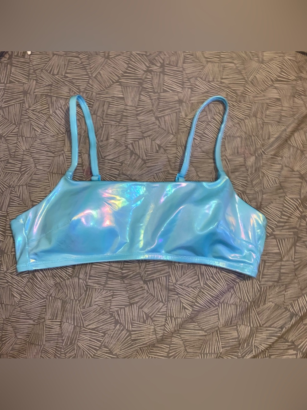 aerie Iridescent Light Blue Bralette